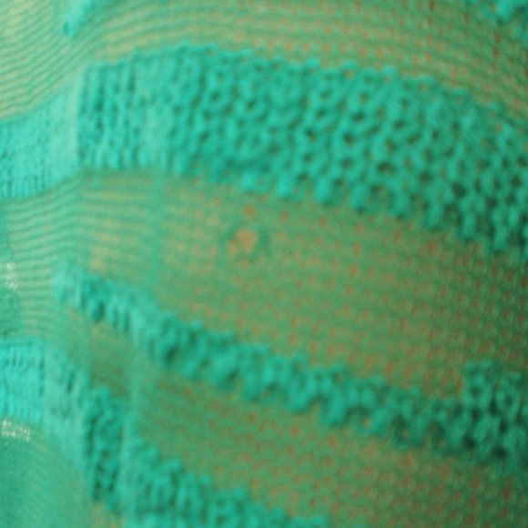 FOREVER 21 EMERALD DISTRESSED CROPPED SWEATER L - Picture 7 of 7